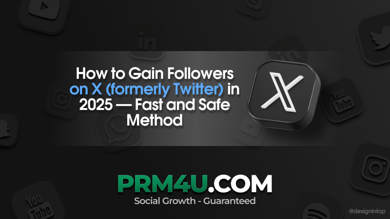 2025년 X(구 Twitter) 팔로워를 빠르고 안전하게 늘리는 방법