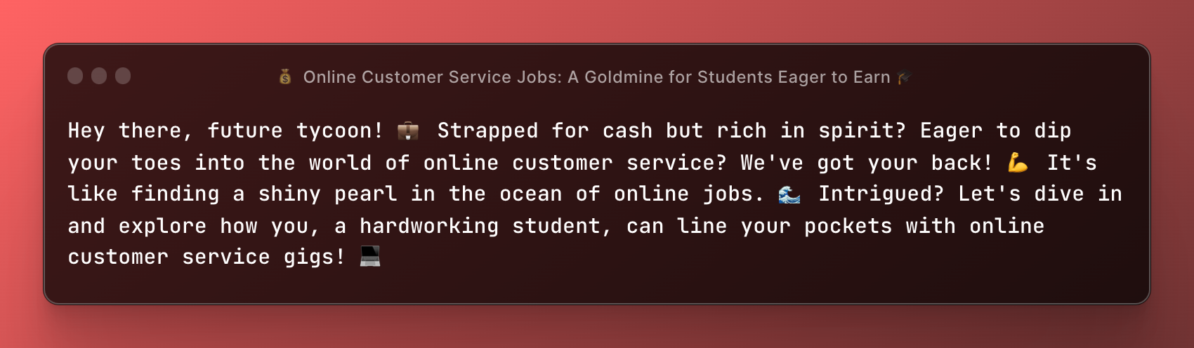 💰 Online Customer Service Jobs: A Goldmine for Students Eager to Earn 🎓