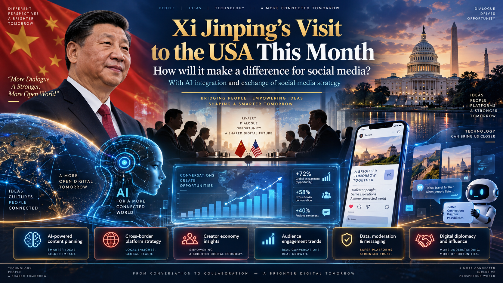 Xi Jinping’s U.S. Visit 2026: What It Means for Social Media and Marketers