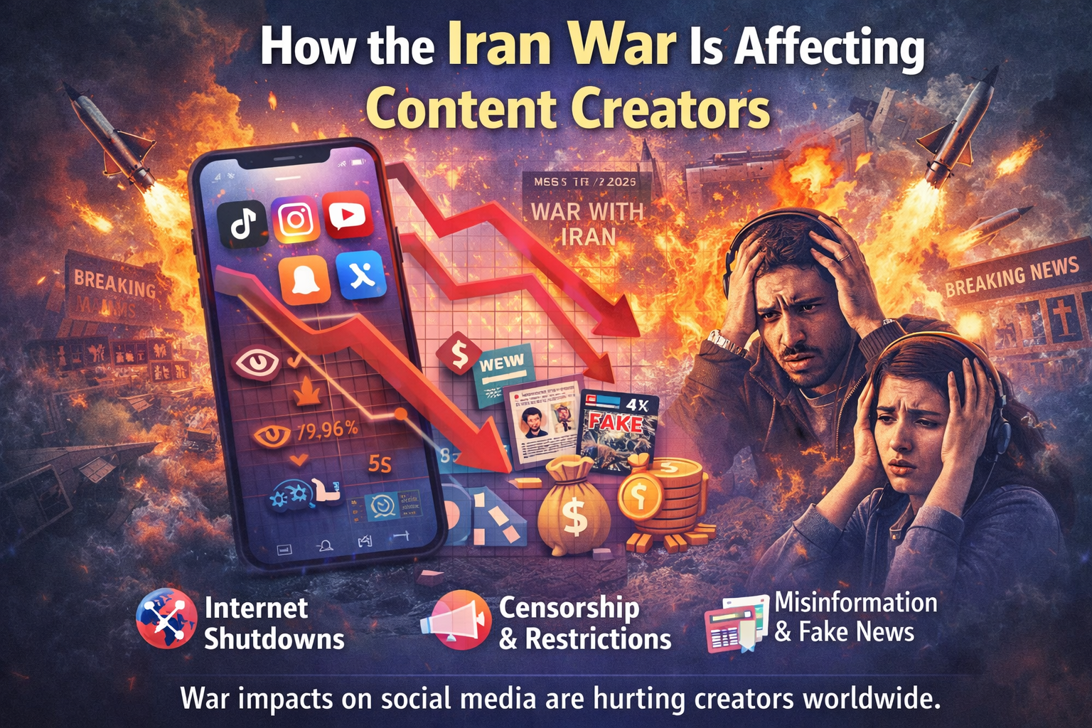 How the Iran War Is Affecting Content Creators