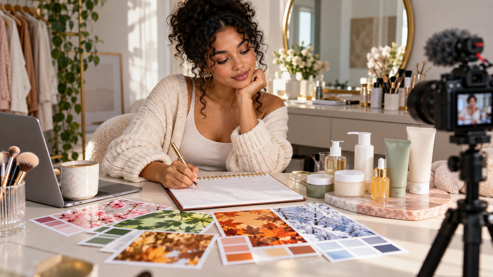 A Seasonal Content Planning System for Beauty and Skincare Creators