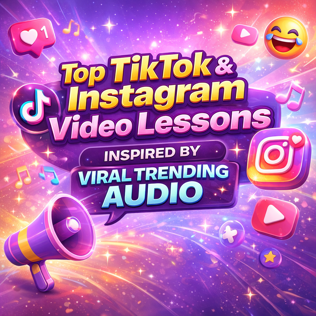 Top TikTok & Instagram Video Lessons Inspired by Viral Trending Audio