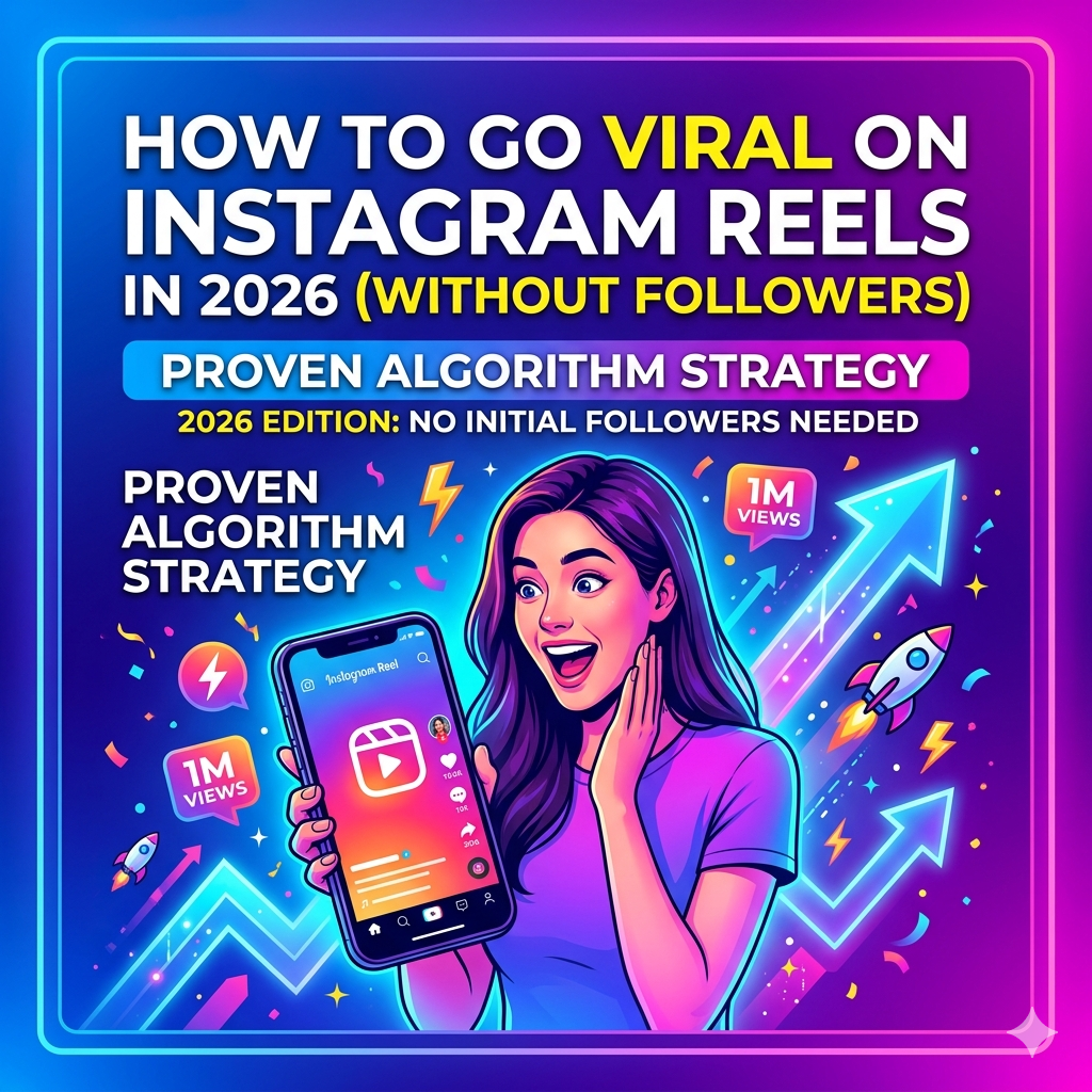 How to Go Viral on Instagram Reels in 2026 (Without Followers) – Proven Algorithm Strategy