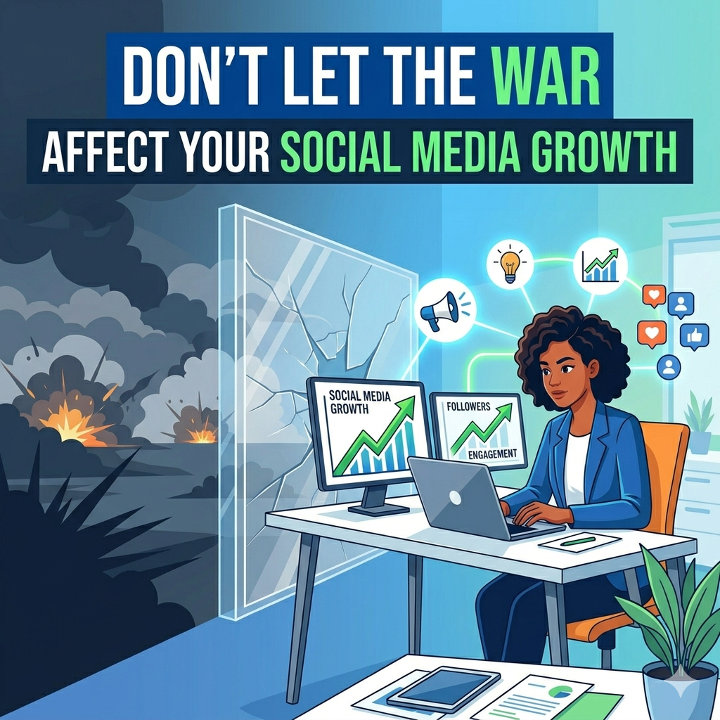 Don’t Let the War Affect Your Social Media Growth