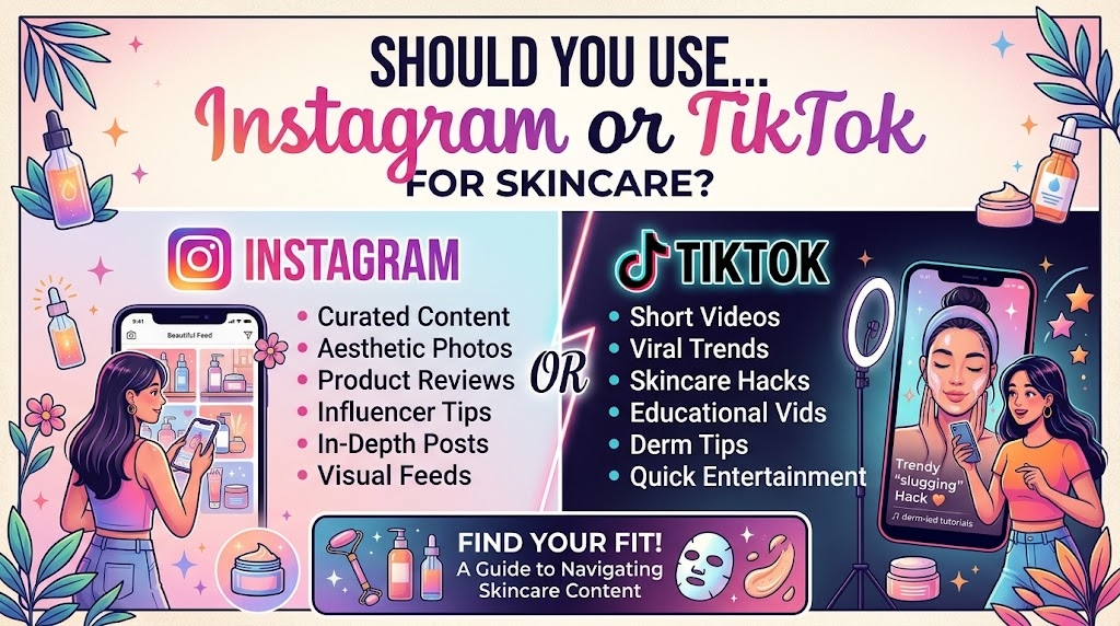 Instagram vs TikTok for Skincare Creators in 2026 – Which Platform Wins?