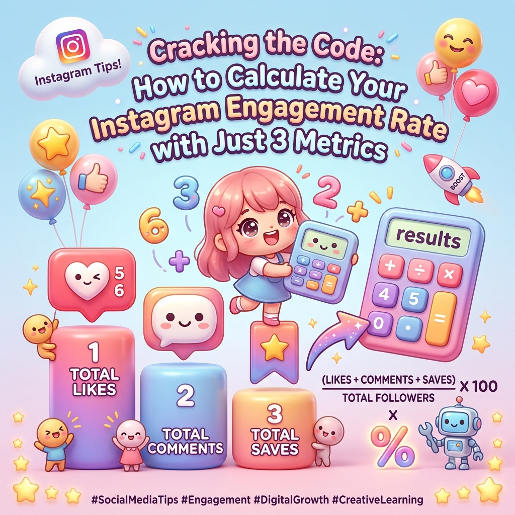 Cracking the Code: How to Calculate Your Instagram Engagement Rate with Just 3 Metrics
