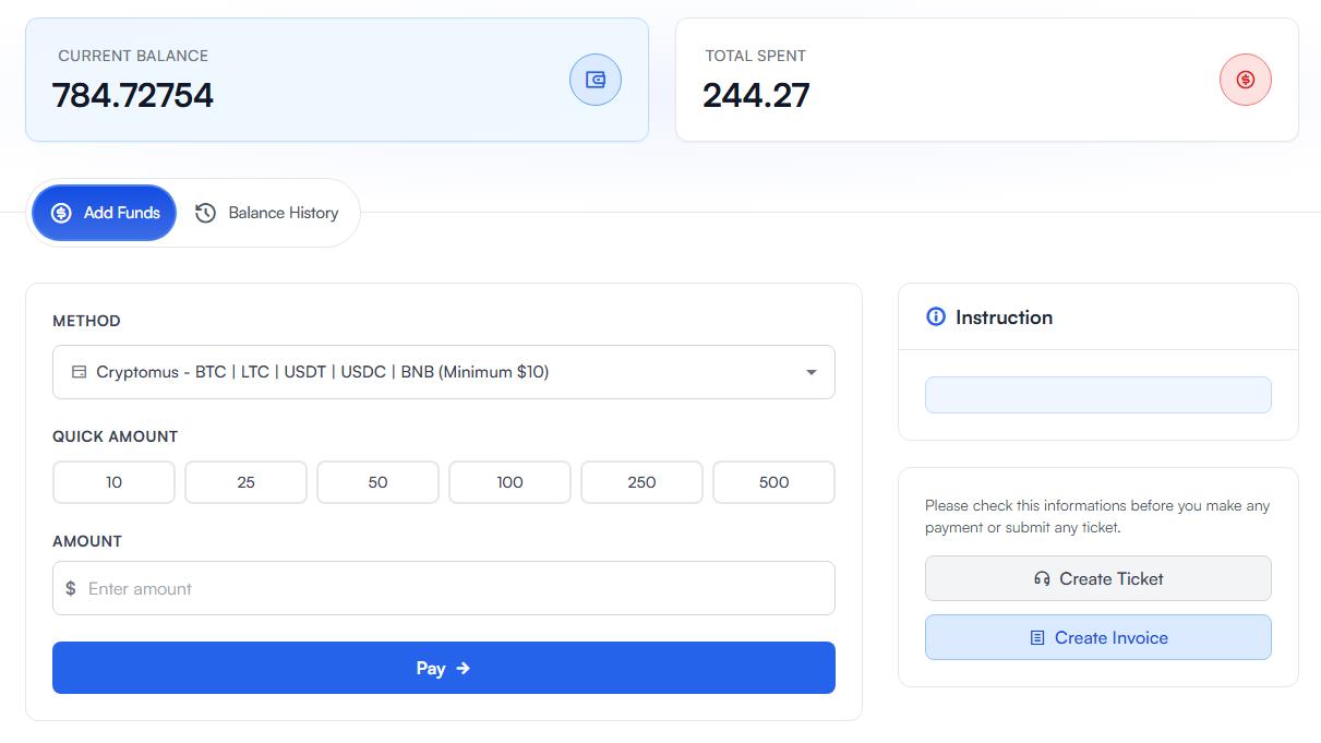 Payment Methods