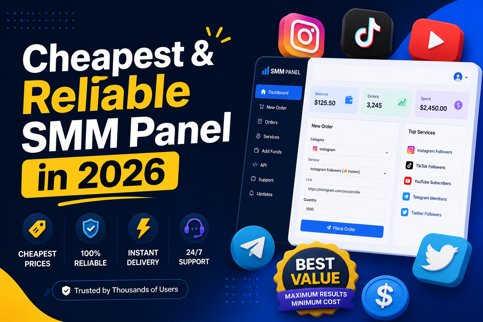 Best SMM Panel | HmSocialMedia