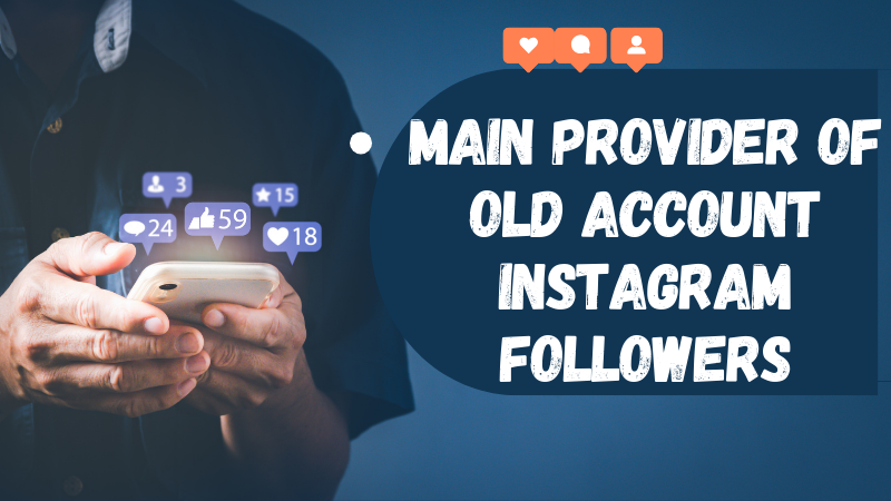 who is the Main Provider of Instagram old account followers