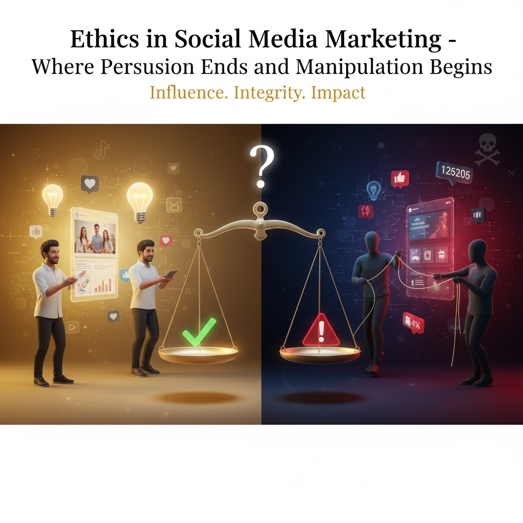 Ethics in Social Media Marketing - Where Persuasion Ends and Manipulation Begins