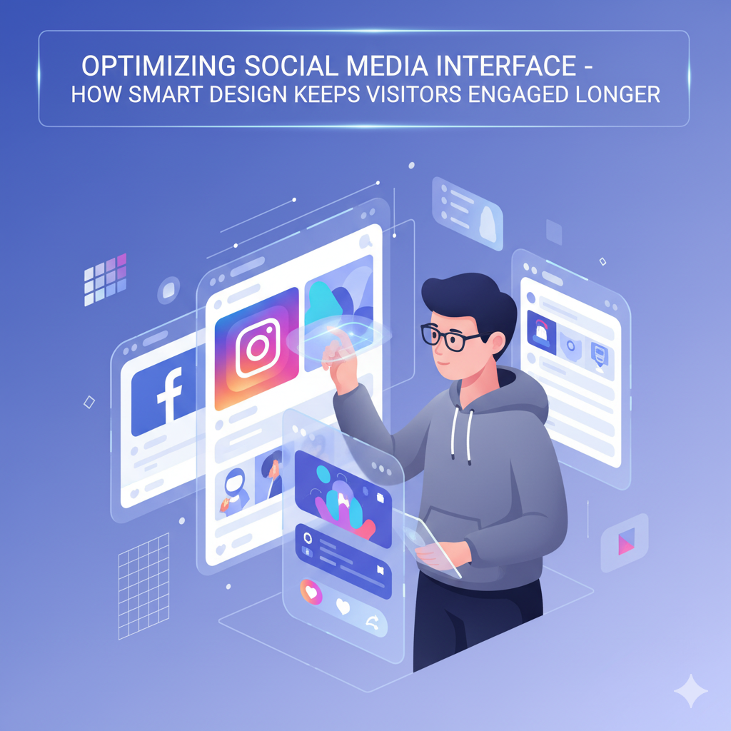 Optimizing Social Media Interface - How Smart Design Keeps Visitors Engaged Longer