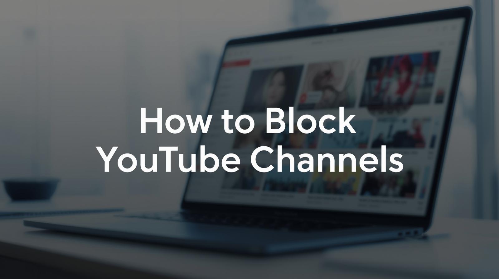 How to Block YouTube Channels (Step-by-Step Guide)