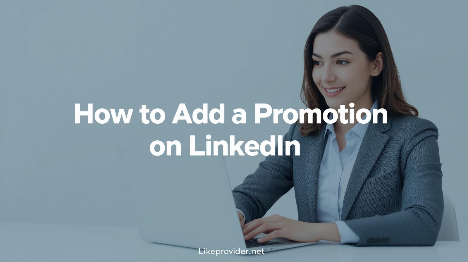 How to Add a Promotion on LinkedIn (Step-by-Step Guide)