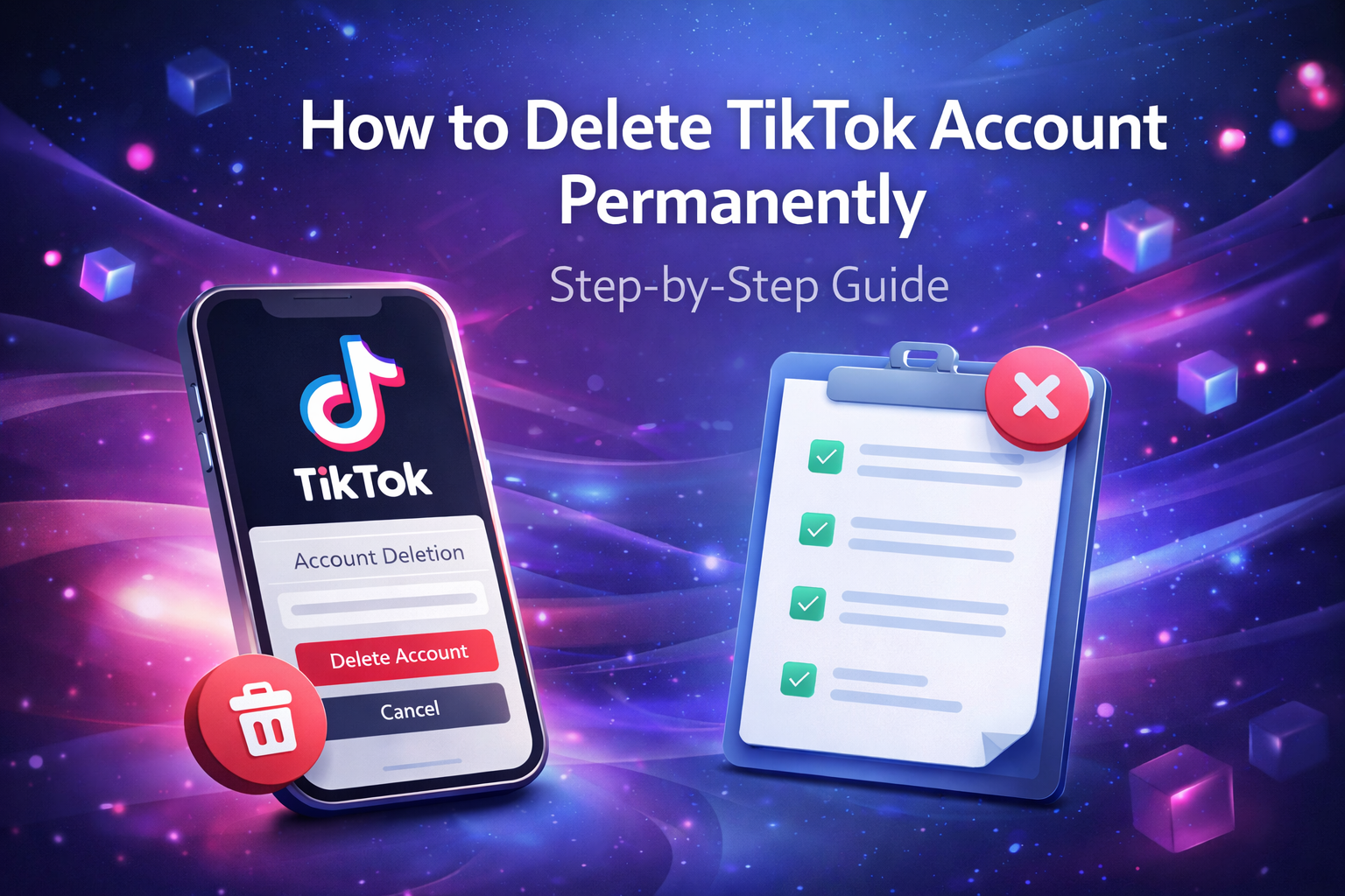 How to delete TikTok account permanently (2026)