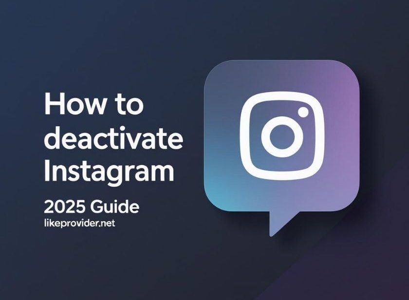How to Deactivate Instagram Account (2025 Guide) – Step-by-Step