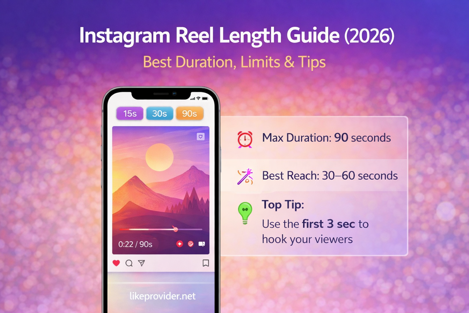 Instagram Reel length guide 2026 – duration limits and best practices