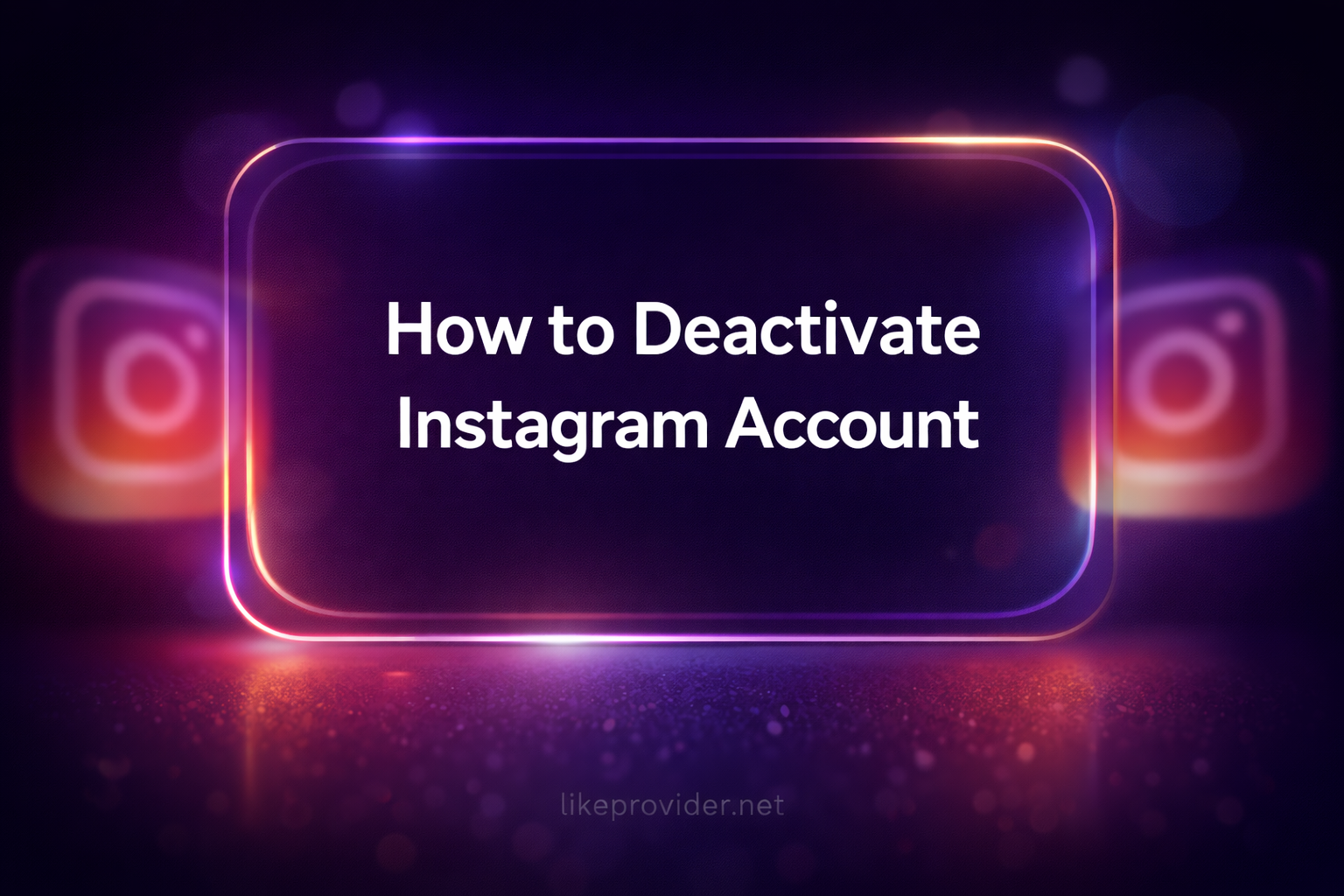 How to deactivate Instagram account – temporary and permanent 2026 guide