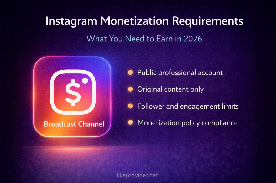 Instagram monetization requirements – 2026