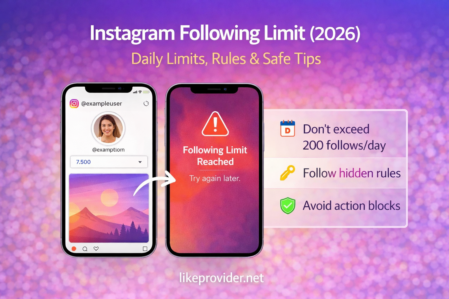 Instagram following limit 2026 – daily limits, 7,500 cap, safe tips to avoid action blocks