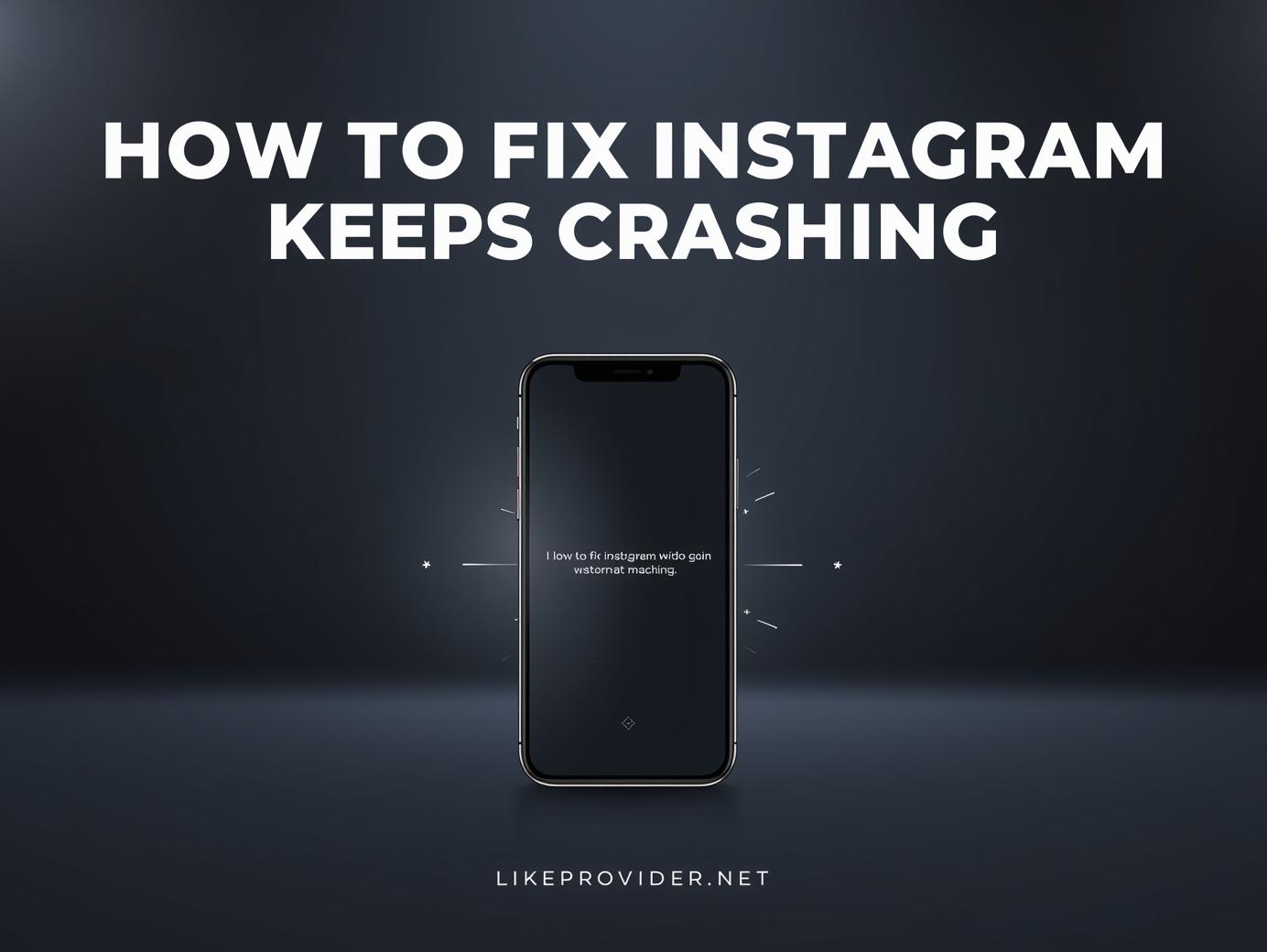 How to Fix Instagram Keeps Crashing (2025 Full Guide)