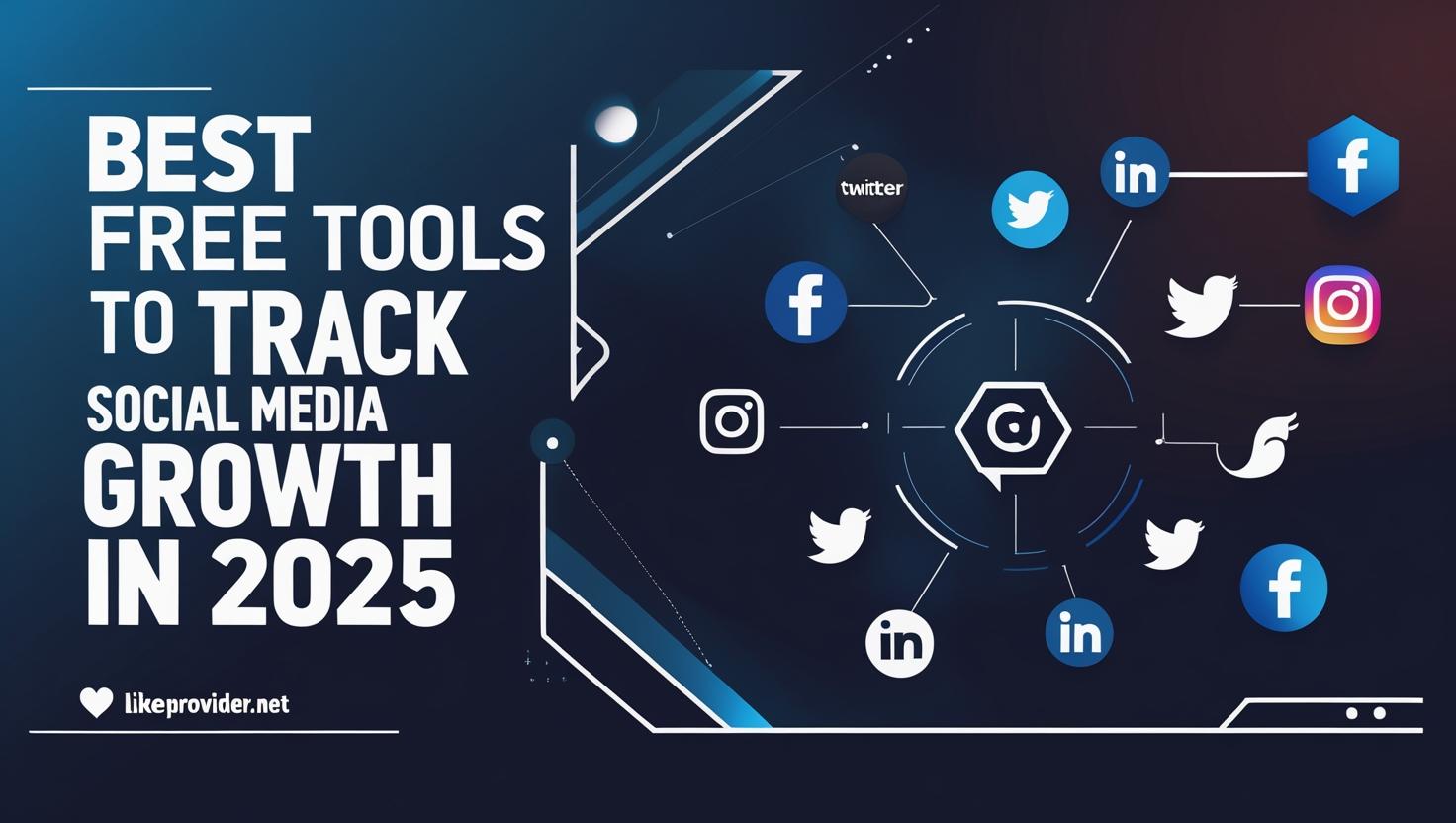 A laptop screen showing dashboards from top free social media analytics tools in 2025, with Instagram, TikTok, YouTube, and Facebook logos