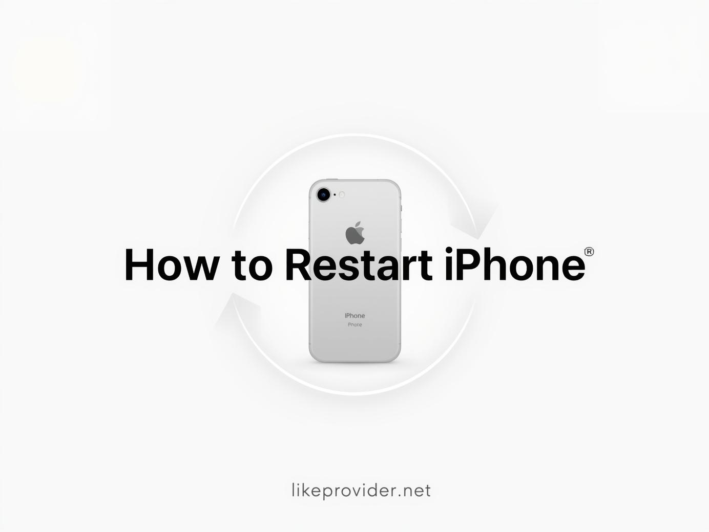 How to Restart iPhone (2025 Guide) – Fix Frozen or Unresponsive iPhones Fast