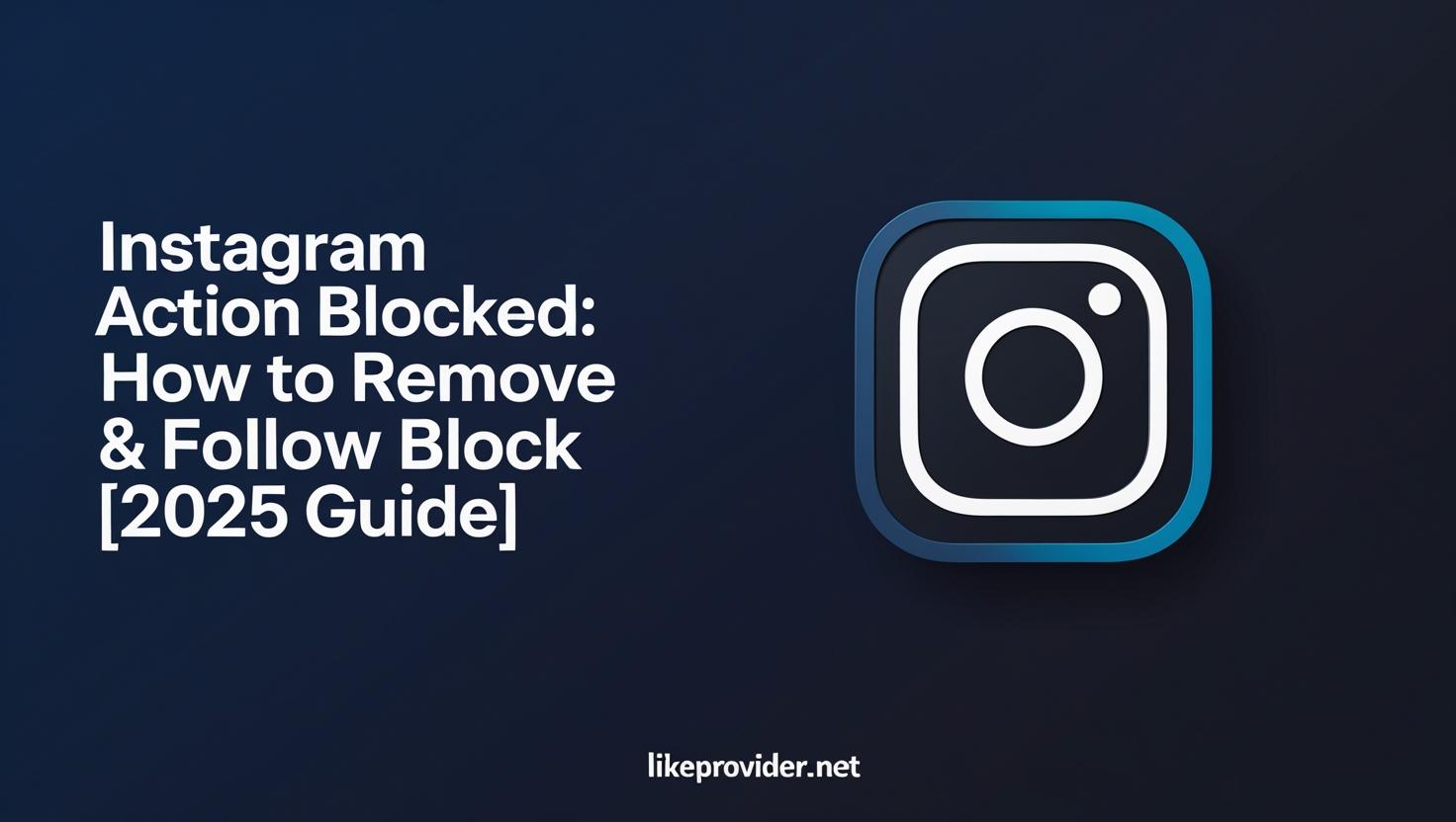 instagram action blocked solution 2025, fix instagram like follow block, remove instagram restriction