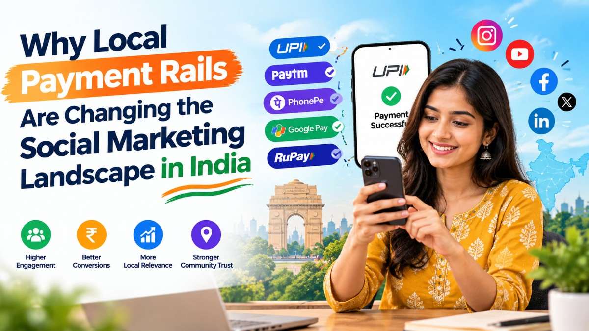 Why Local Payment Rails Are Changing the Social Marketing Landscape in India