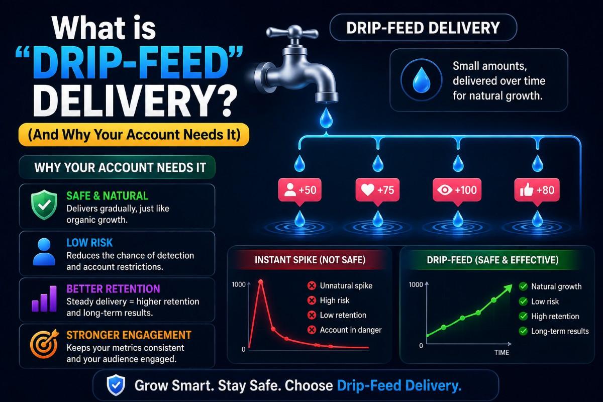 What is "Drip-Feed" Delivery? (And Why Your Account Needs It)