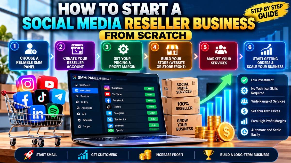 How to Start a Social Media Reseller Business from Scratch