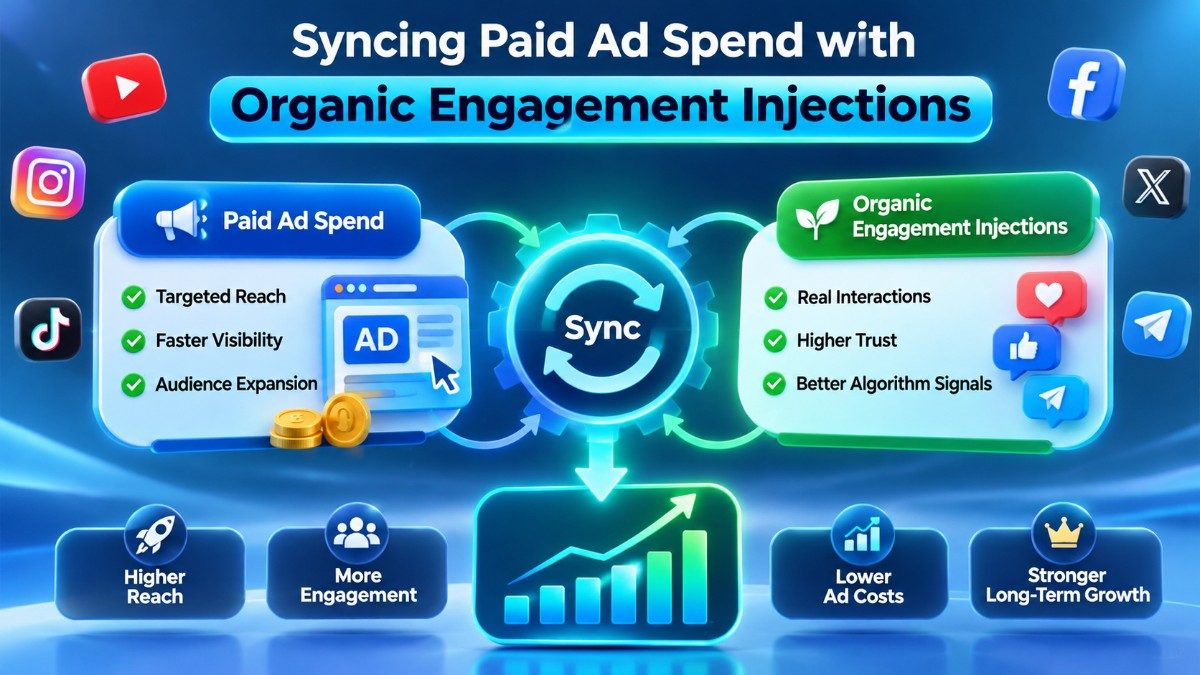 Syncing Paid Ad Spend with Organic Engagement Injections