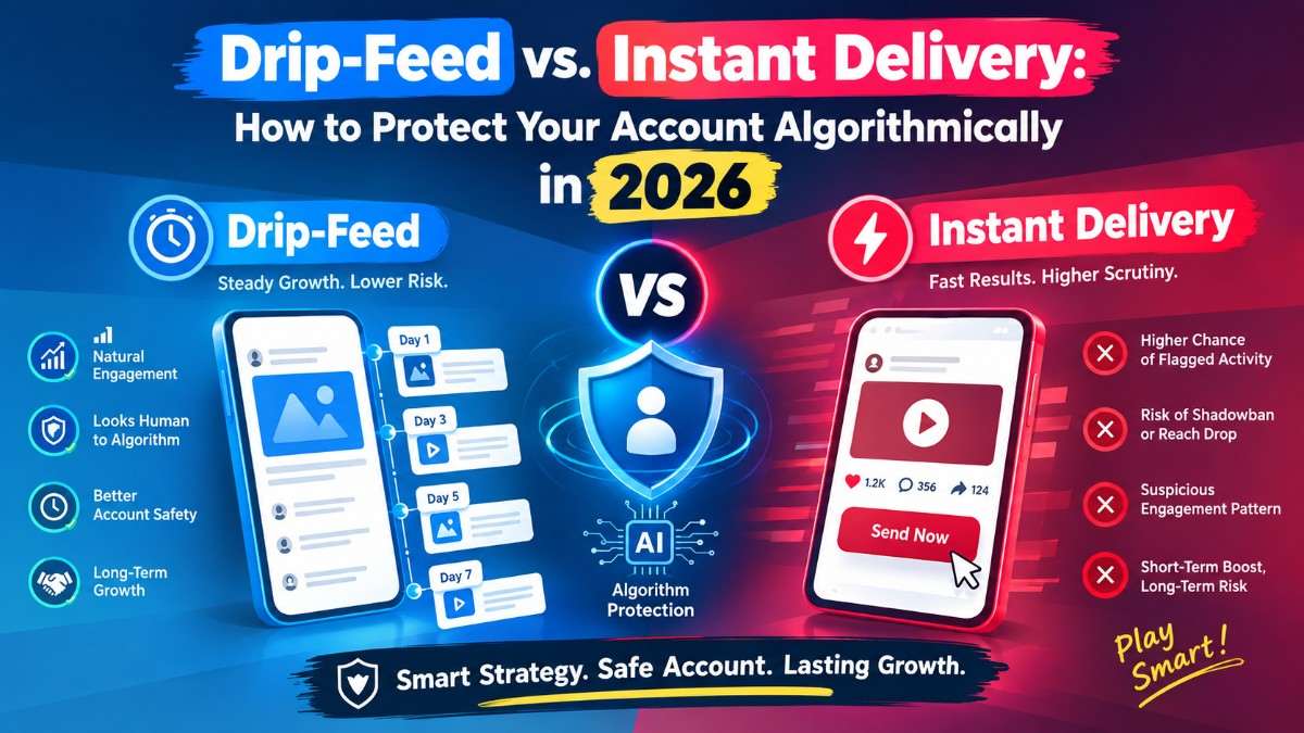 Drip-Feed vs. Instant Delivery: How to Protect Your Account Algorithmically in 2026