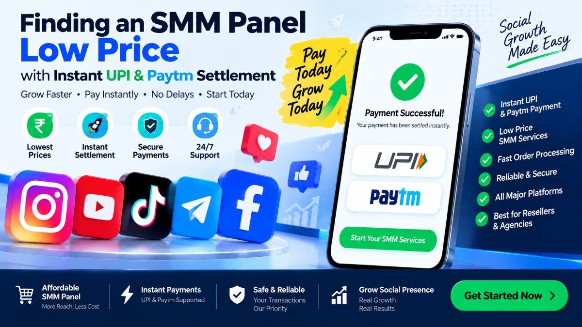 Finding an SMM Panel Low Price with Instant UPI & Paytm Settlement