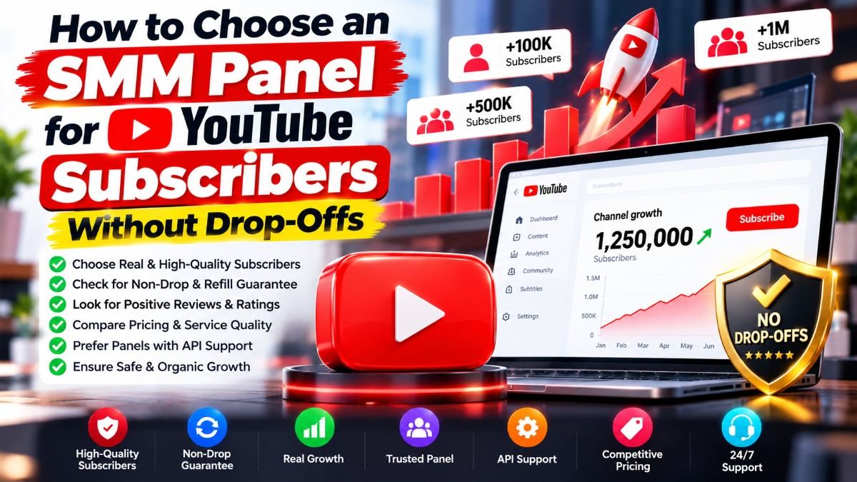 How to Choose an SMM Panel for YouTube Subscribers Without Drop-Offs