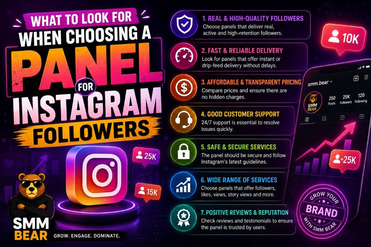What to Look for When Choosing a Panel for Instagram Followers