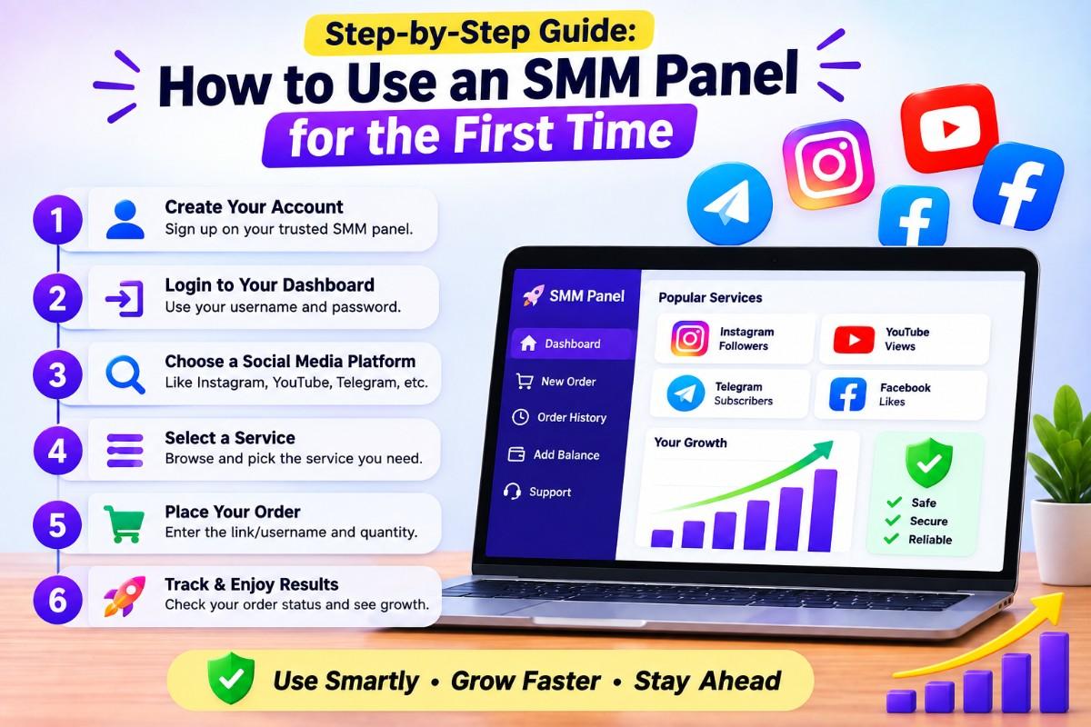 Step-by-Step Guide: How to Use an SMM Panel for the First Time