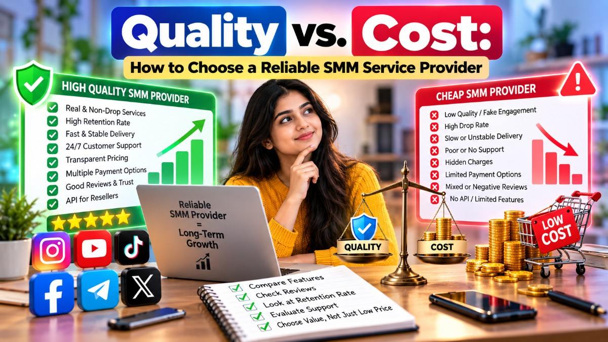 Quality vs. Cost: How to Choose a Reliable SMM Service Provider