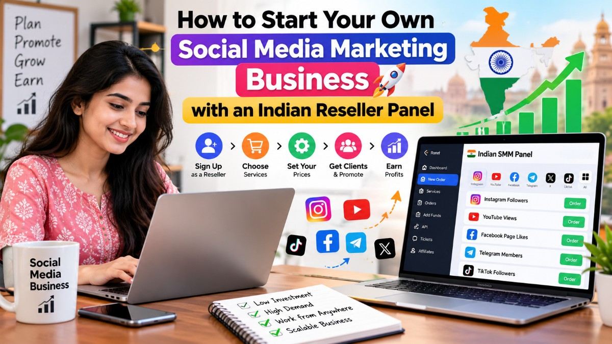 How to Start Your Own Social Media Marketing Business with an Indian Reseller Panel