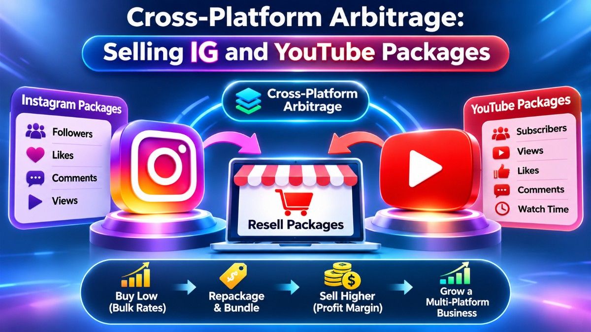 Cross-Platform Arbitrage: Selling IG and YouTube Packages