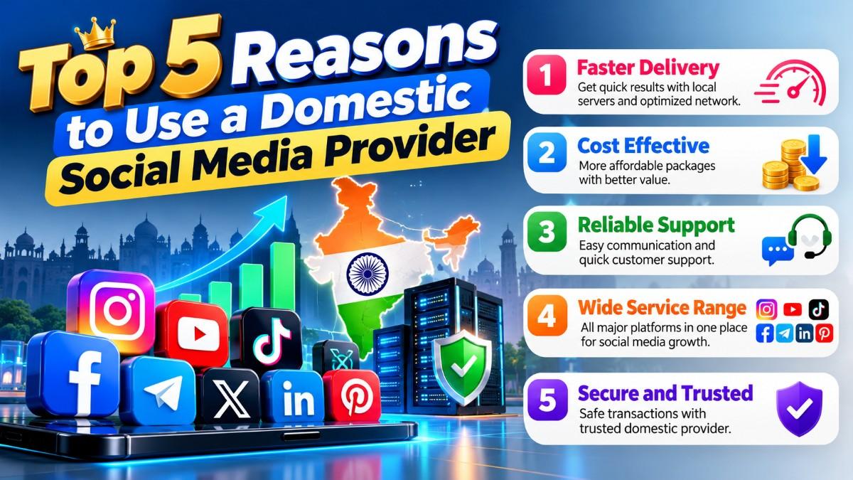 Top 5 Reasons to Use a Domestic Social Media Provider