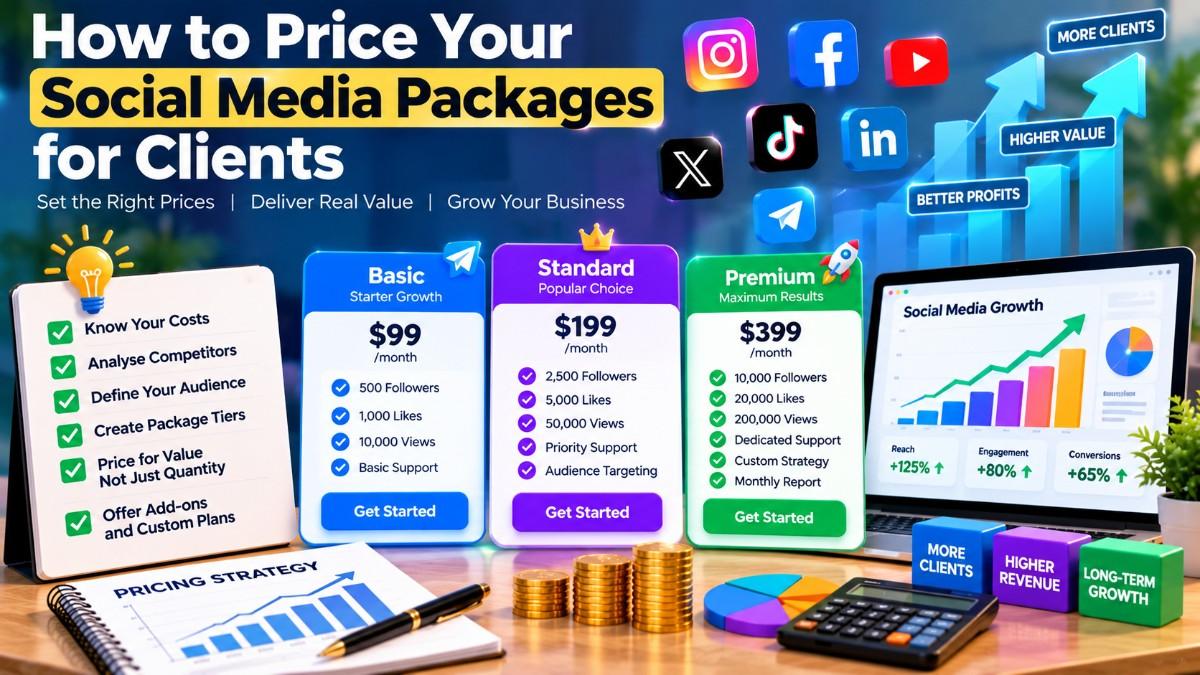 How to Price Your Social Media Packages for Clients