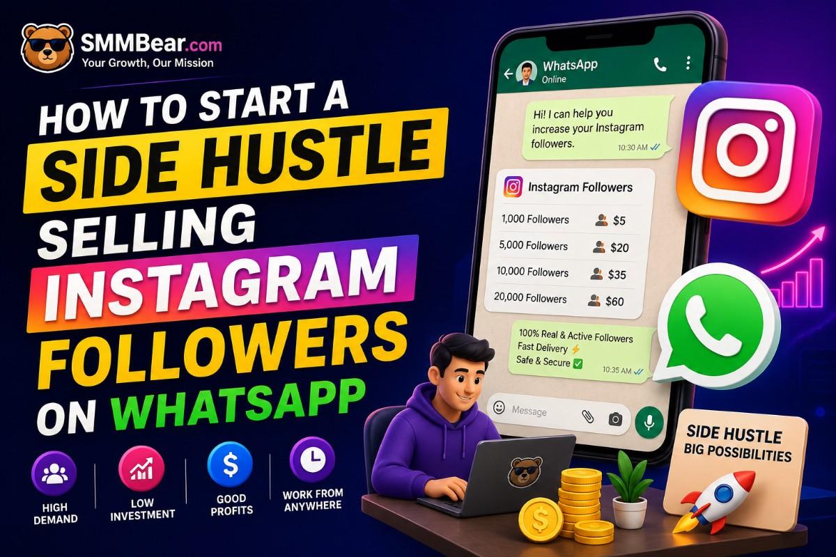 How to Start a Side Hustle Selling Instagram Followers on WhatsApp
