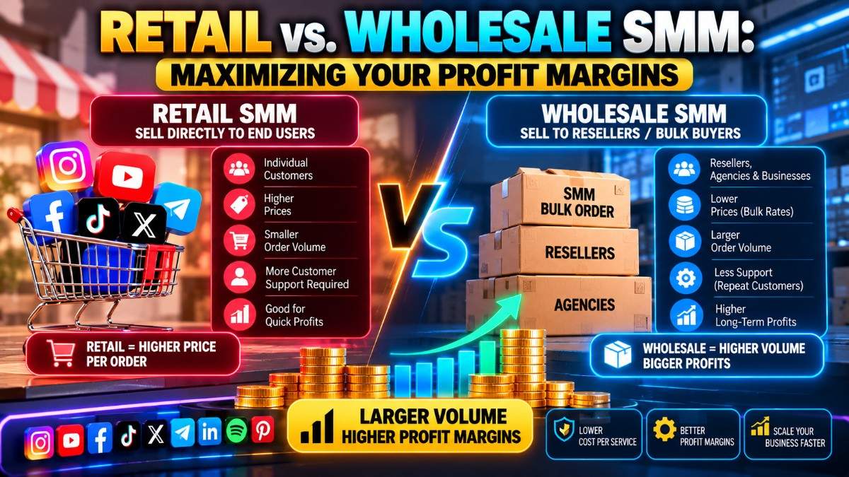 Retail vs. Wholesale SMM: Maximizing Your Profit Margins