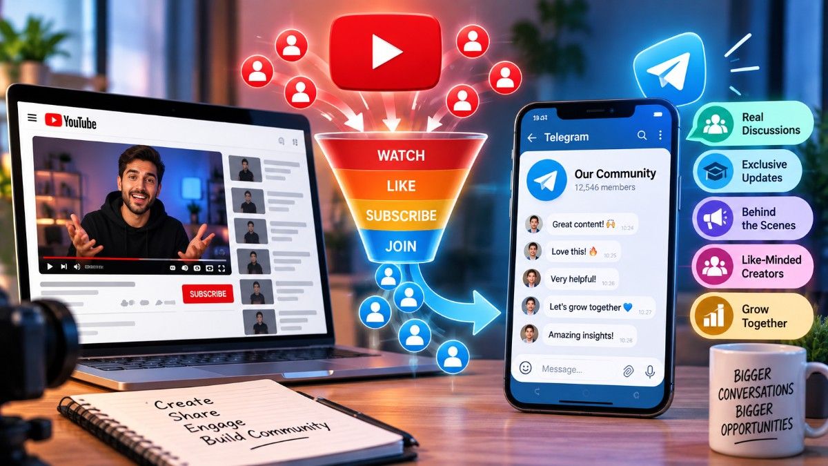 Cross-Platform Growth: How to Funnel YouTube Viewers into an Active Telegram Community