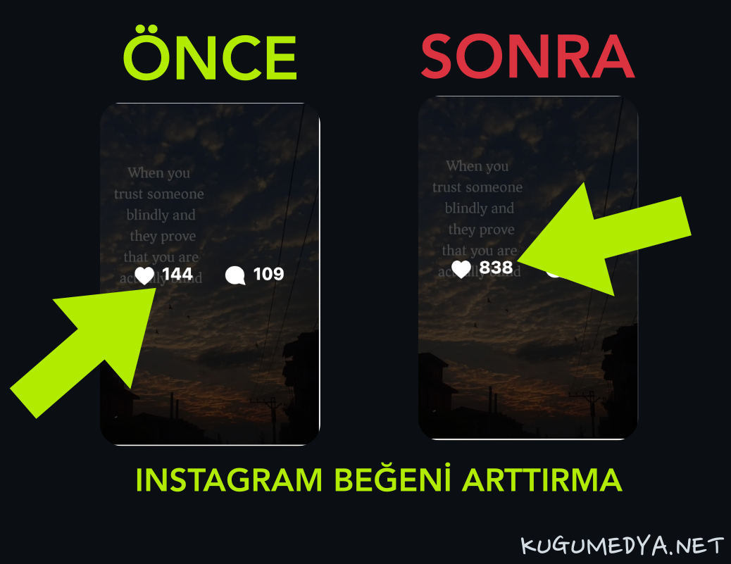 instagram beğeni paneli ile arttırılmış beğeni kanıtı