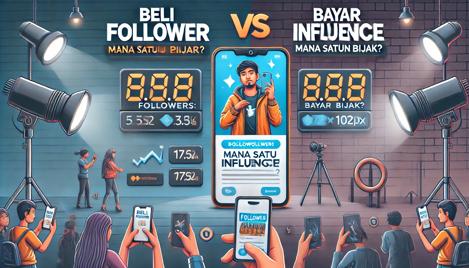 Beli Follower vs Bayar Influencer: Mana Satu Pilihan Bijak?