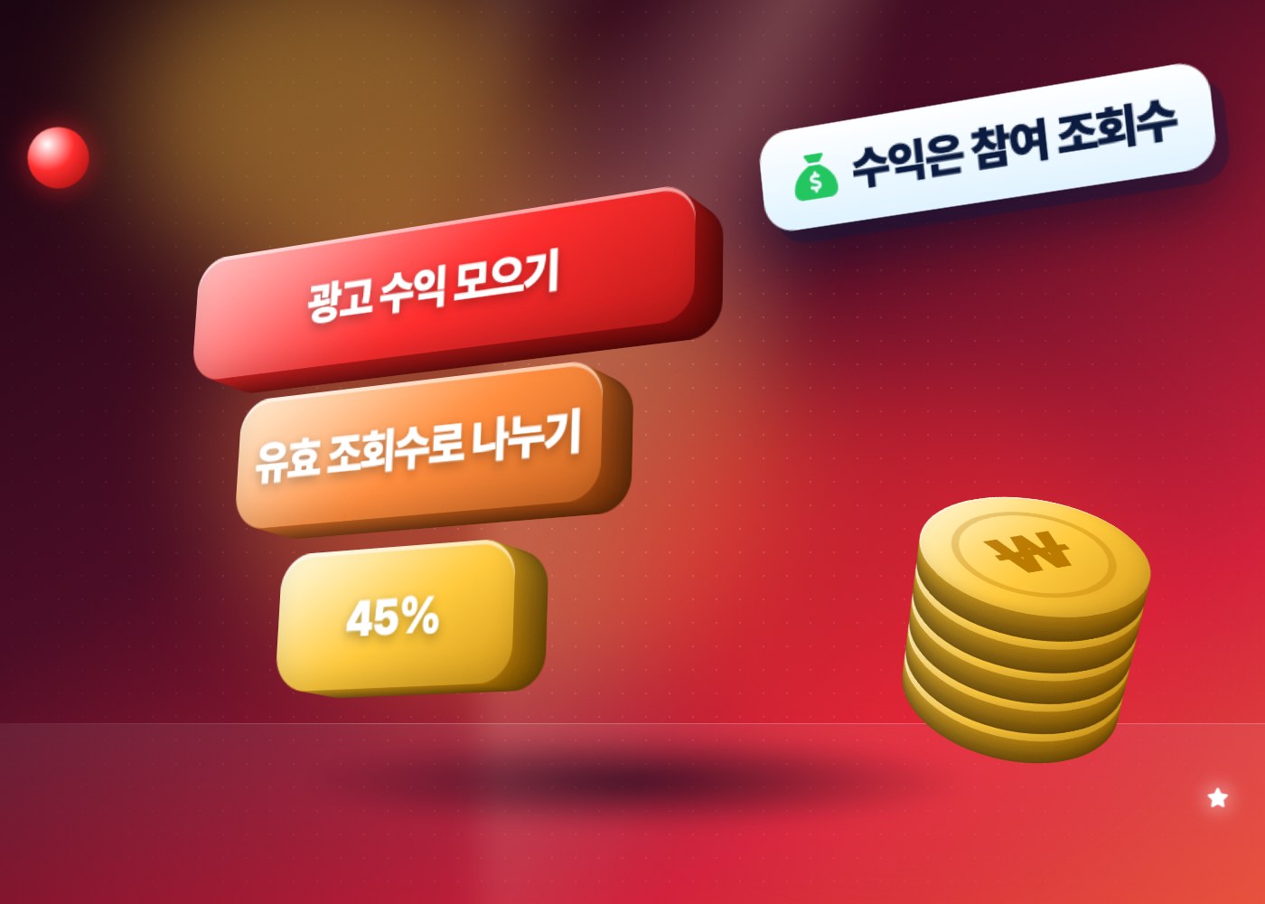 유튜브 쇼츠 조회수 — 쇼츠 광고 수익을 유효 조회수로 나누고 45%를 받는 순서