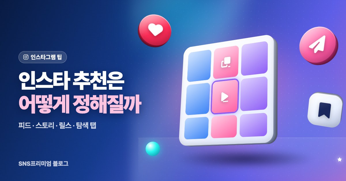 인스타그램 추천은 어떻게 정해질까: 피드, 스토리, 릴스, 탐색 탭