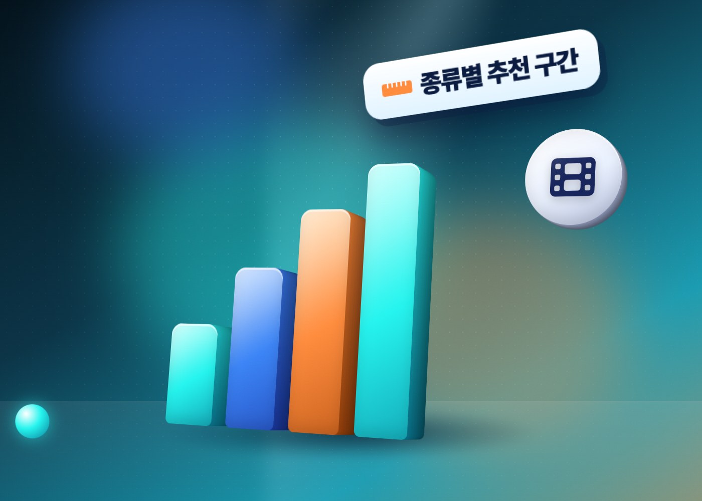 틱톡 적정 영상 길이 — 콘텐츠 종류별 추천 구간 막대