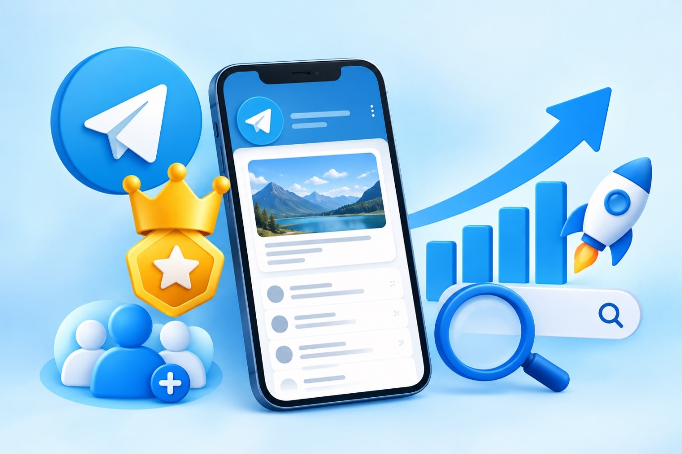Telegram Premium members and boosts
